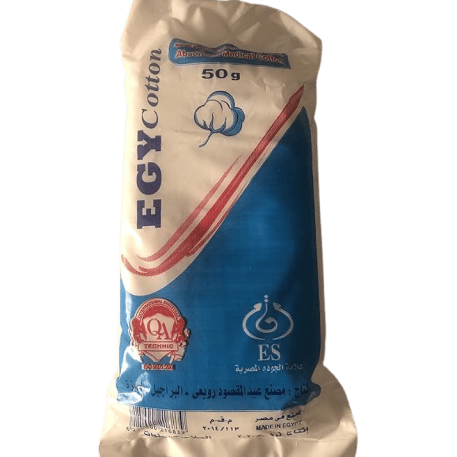قطن طبي ماص 50 جم