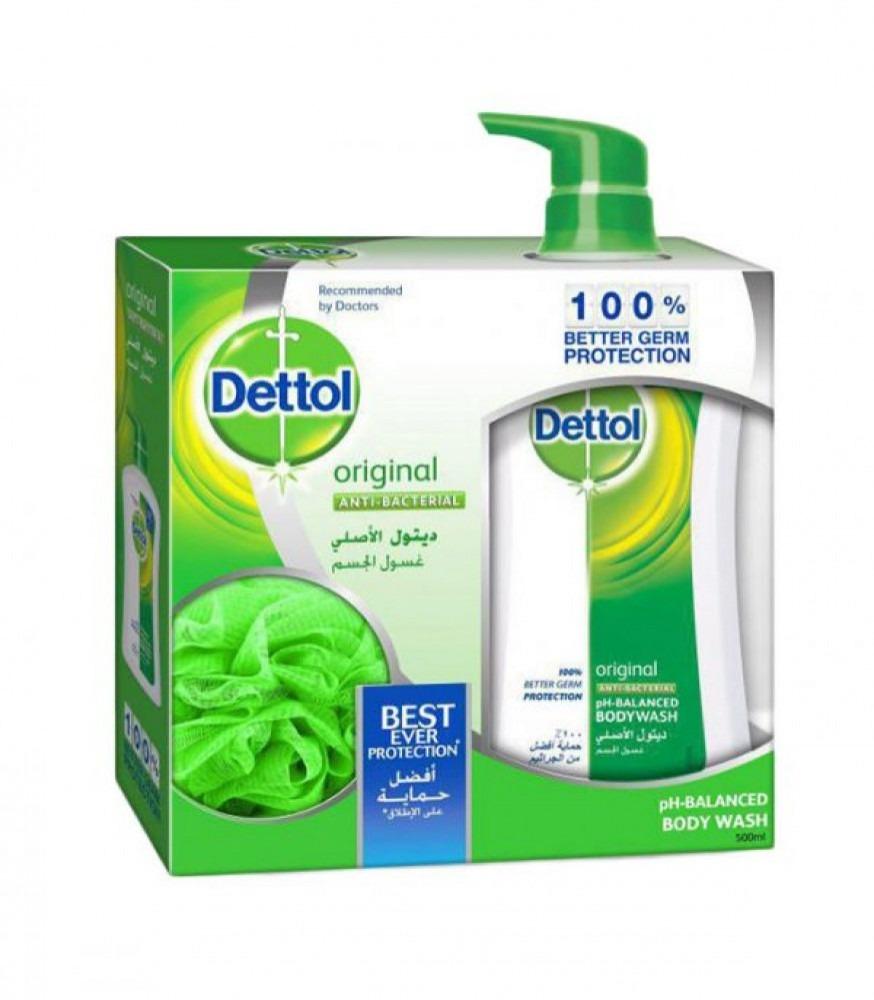 DETTOL ORIGINAL BODY WASH 500ML WITH LEEFA