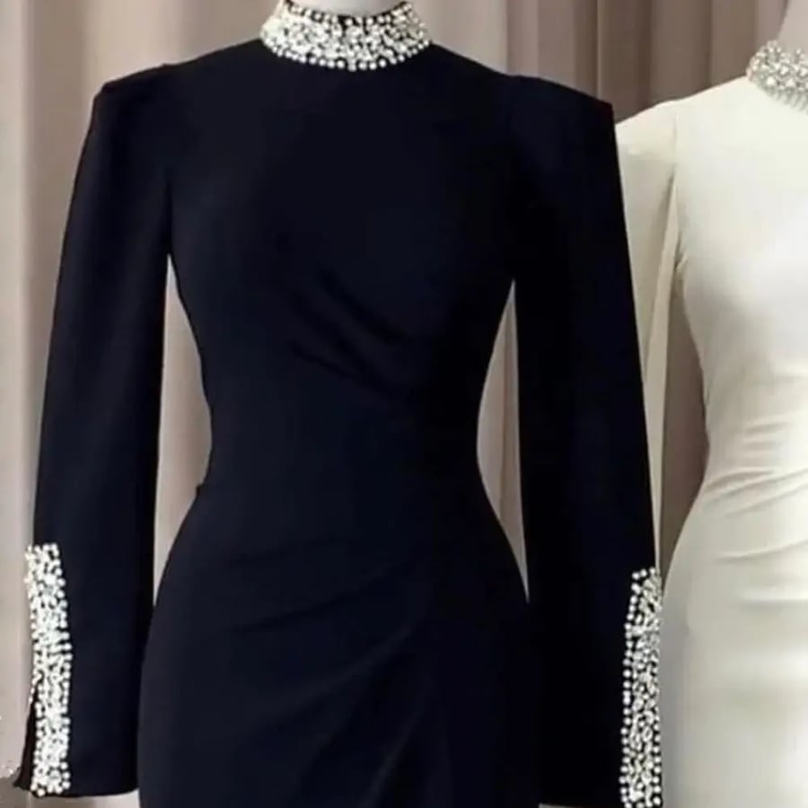 Soft dress trendy dresses | ST5-5217 | evening dresses trend 2026