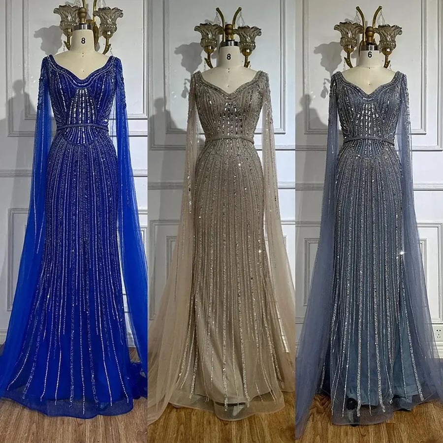 Elegant evening dress fashion 2027 | ST5-5251 | Dubai dresses