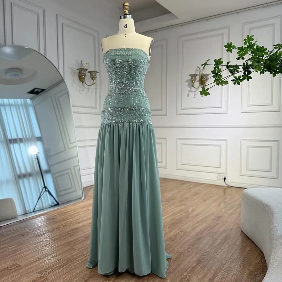 Fashionable dress, latest trend 2026 | ST5-6107 | wedding guest dresses