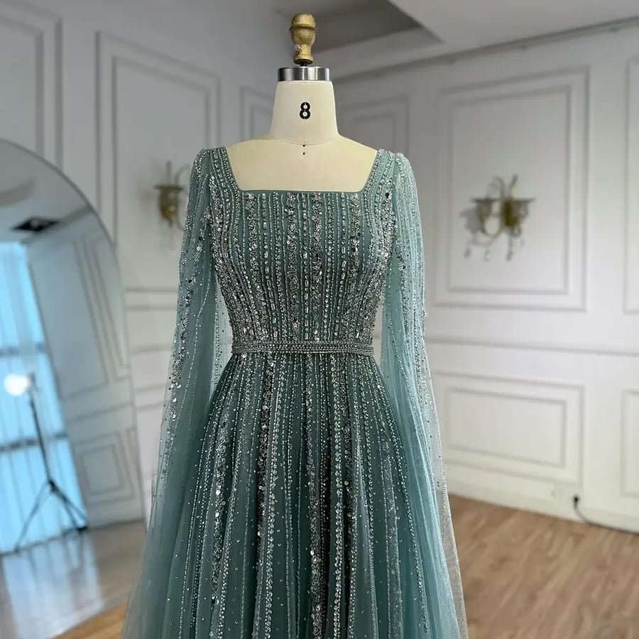 فستان  فاخر مناسب للسهرات   | ST5-6102B | فساتين البريمي