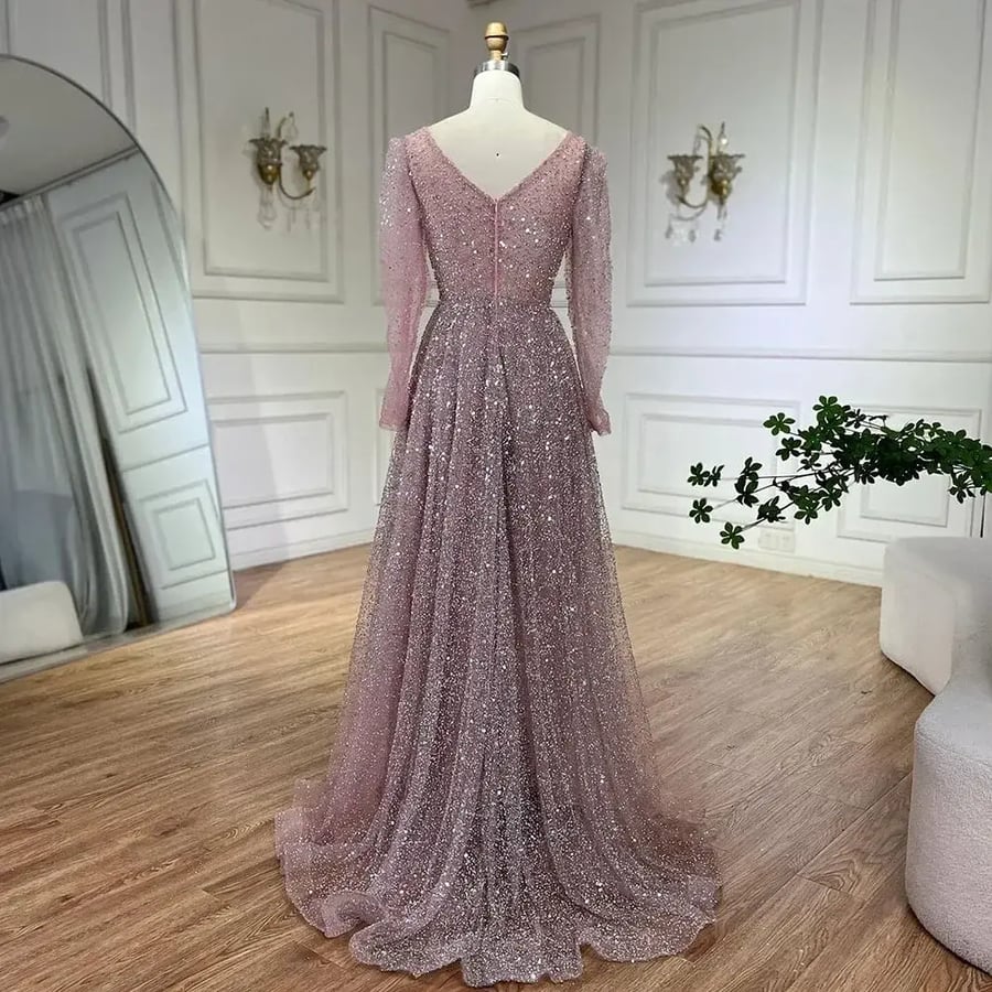 Classic dress suitable for parties | ST5-5273 | Evening dresses 2026