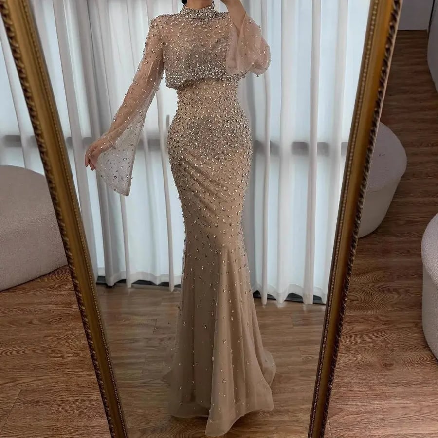 Luxury evening dress trendy dresses | ST5-6215 | fashion dresses 2027