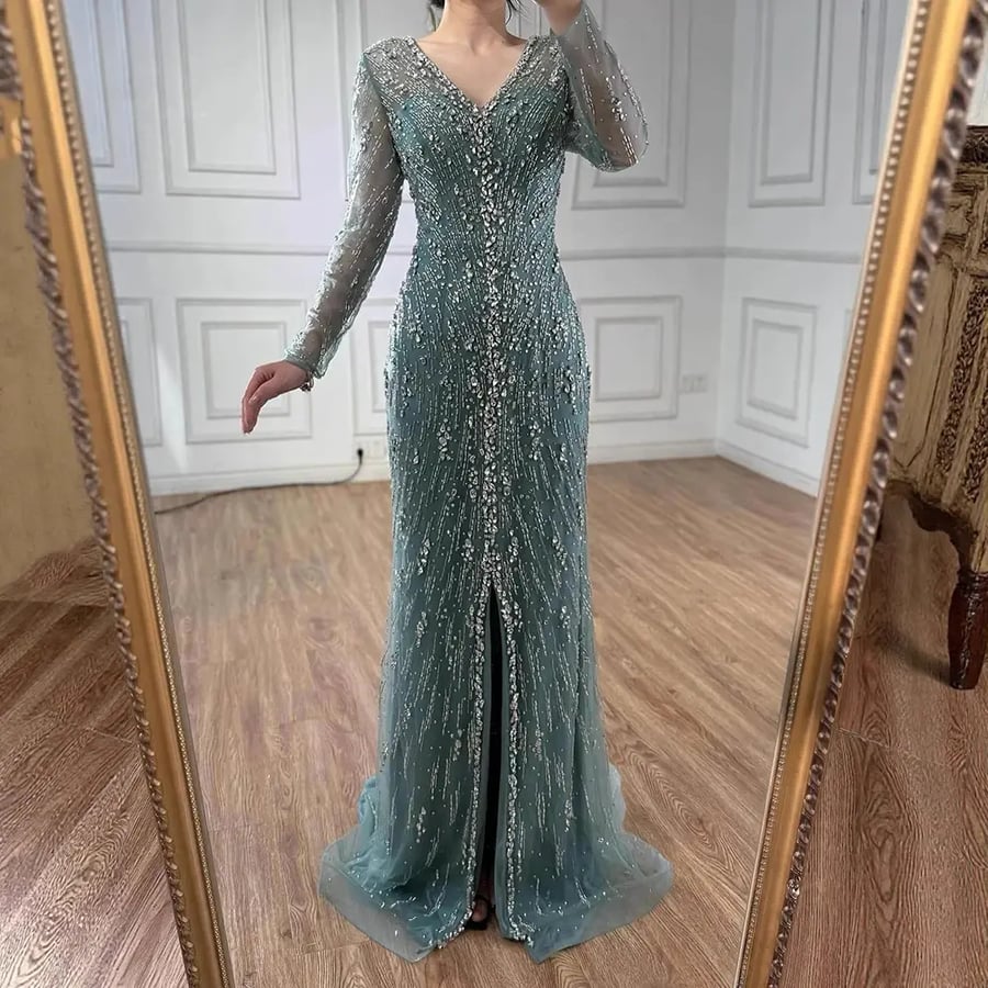 Royal evening gown latest fashion 2026 | ST5-6084 | formal dresses