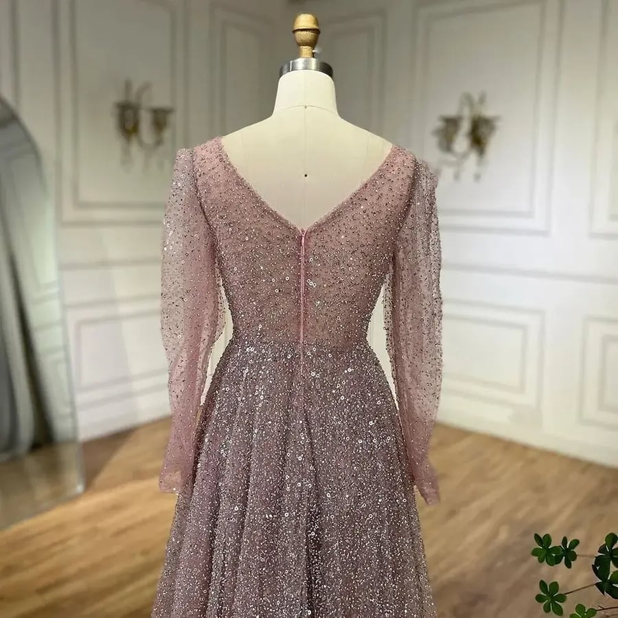 Classic dress suitable for parties | ST5-5273 | Evening dresses 2026