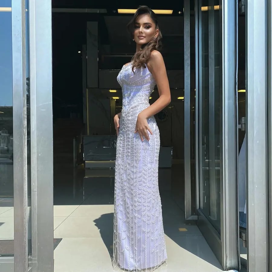 فستان  راقي مناسب للحفلات   | ST6-5898C | فساتين 2027 نجوم الأزياء ستارز