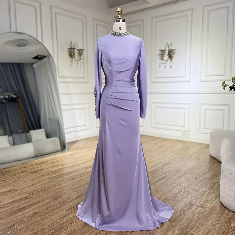 Soft dress trendy dresses | ST5-5217 | evening dresses trend 2026