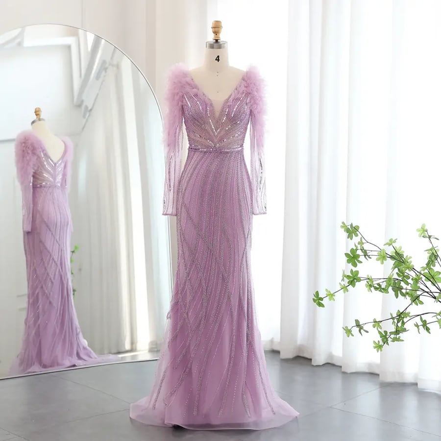 Elegant evening dress, latest fashion 2026 | ST6-5522 | Elegant dresses