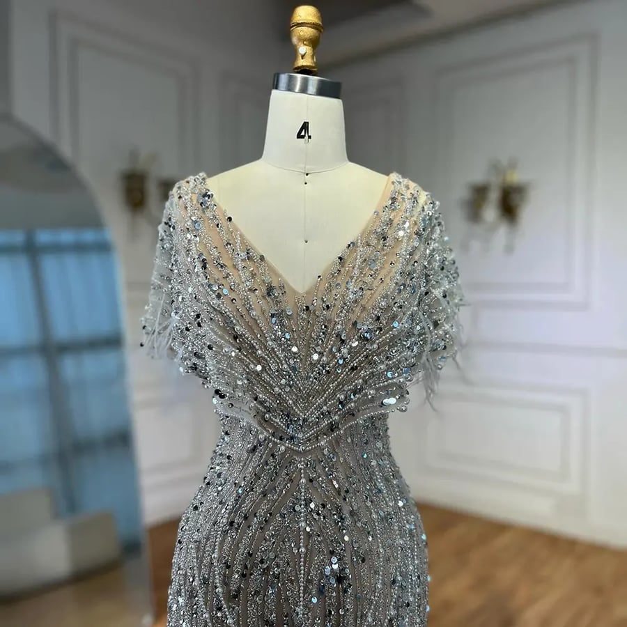 فستان  فاخر مناسب للسهرات   | ST5-5763B | فساتين تبوك