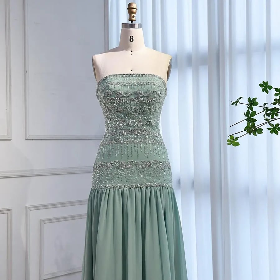 Fashionable dress, latest trend 2026 | ST5-6107 | wedding guest dresses