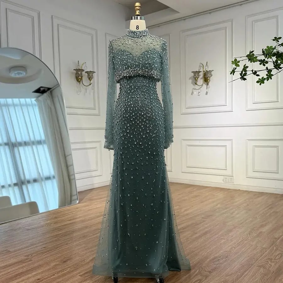 Luxury evening dress trendy dresses | ST5-6215 | fashion dresses 2027