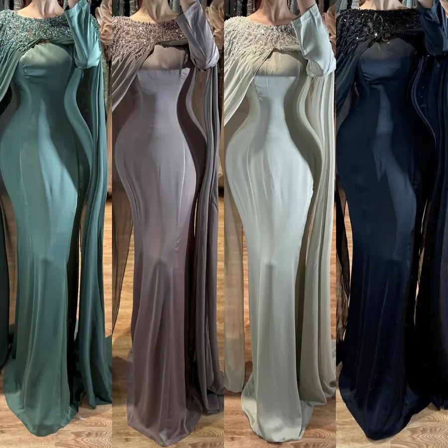 فستان  فخم موضة 2027   | ST5-6755C | فساتين الوكرة