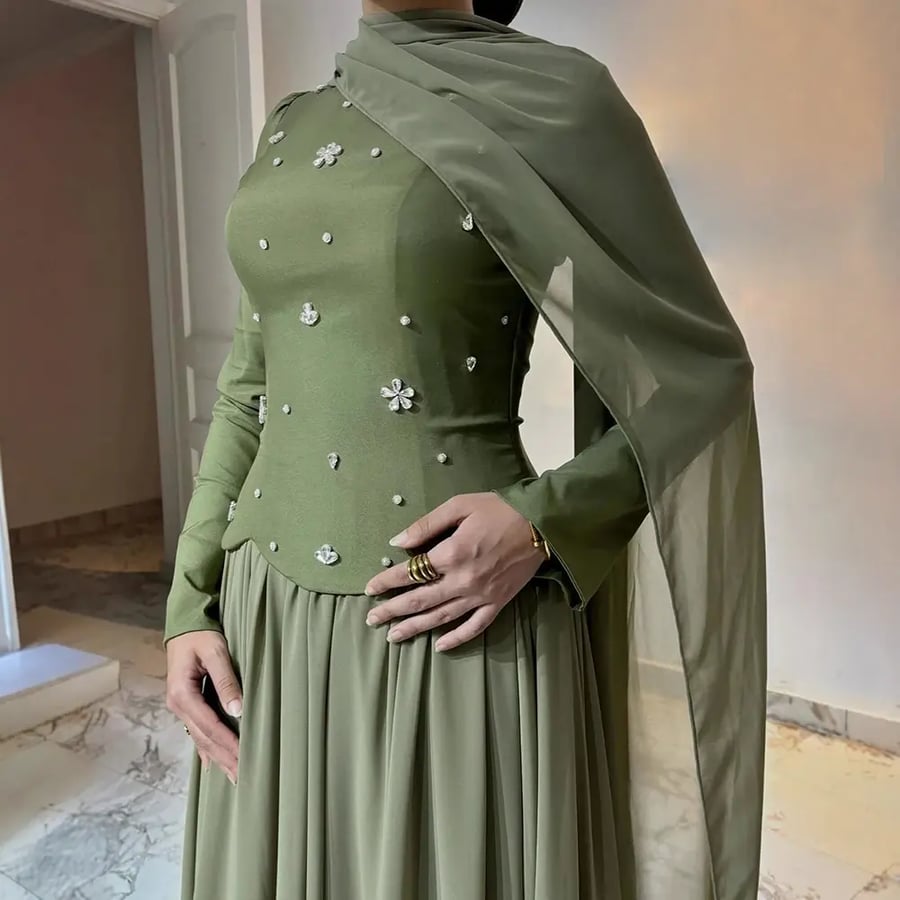 Elegant evening dress trendy dresses | ST5-6146 | party dresses 2026