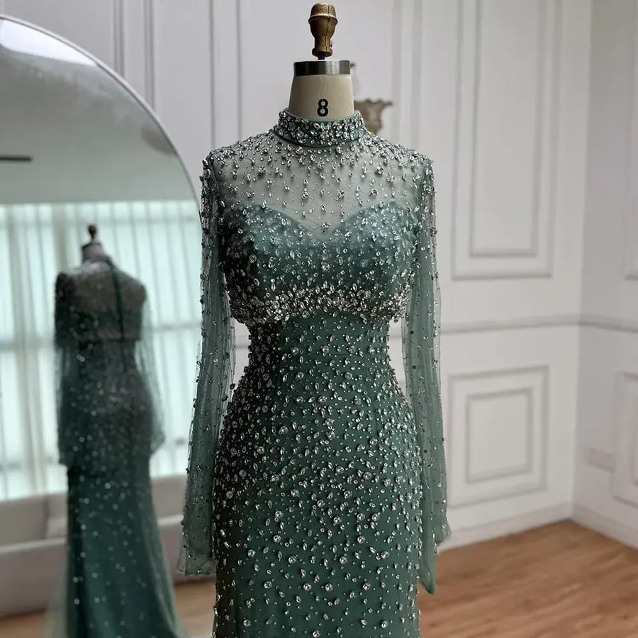 Luxury evening dress trendy dresses | ST5-6215 | fashion dresses 2027