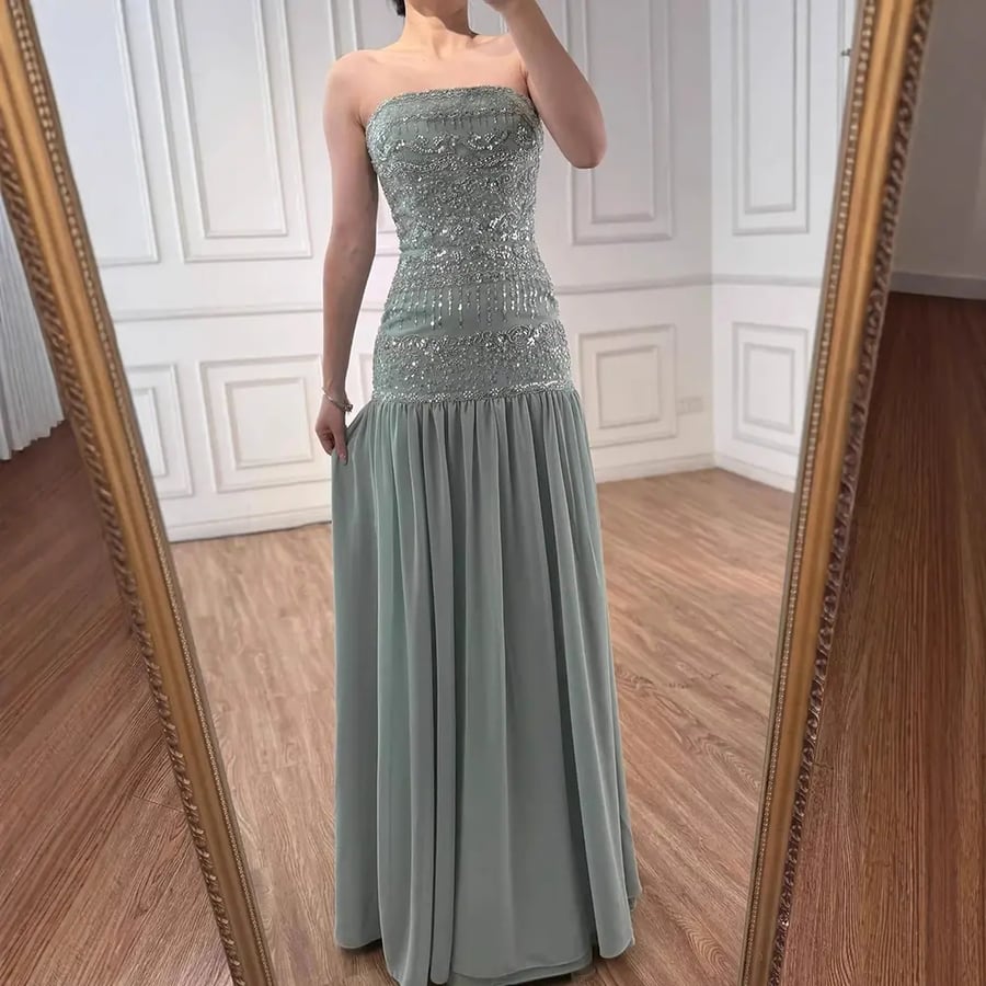 Fashionable dress, latest trend 2026 | ST5-6107 | wedding guest dresses