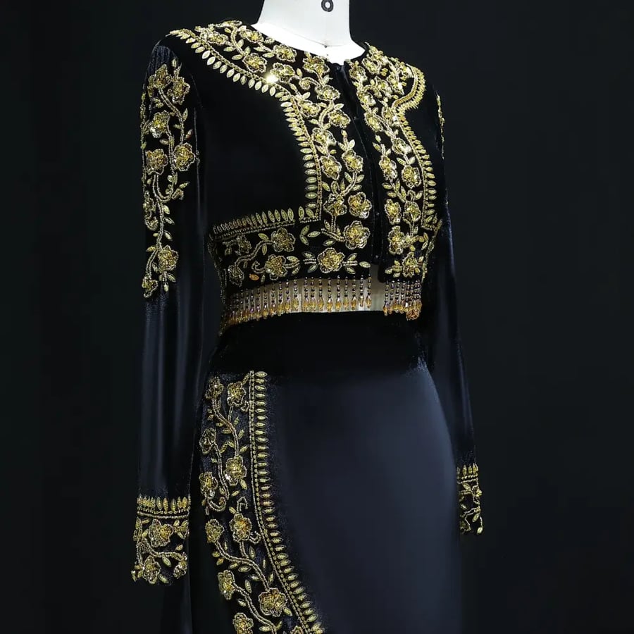 Elegant evening dress suitable for occasions | ST6-5566 | Party dresses 2026
