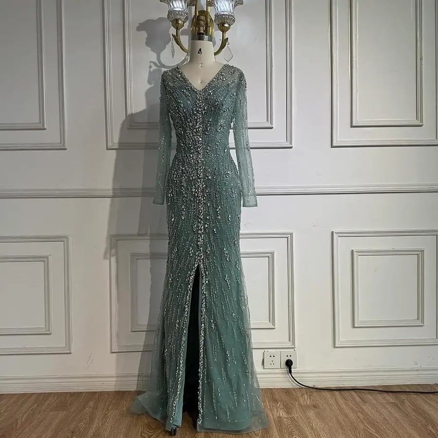 Royal evening gown latest fashion 2026 | ST5-6084 | formal dresses