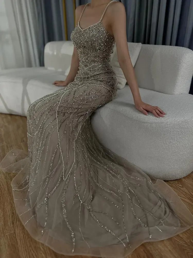 Luxury evening dress, very suitable for special occasions | ST5-5559 | Jeddah dresses
