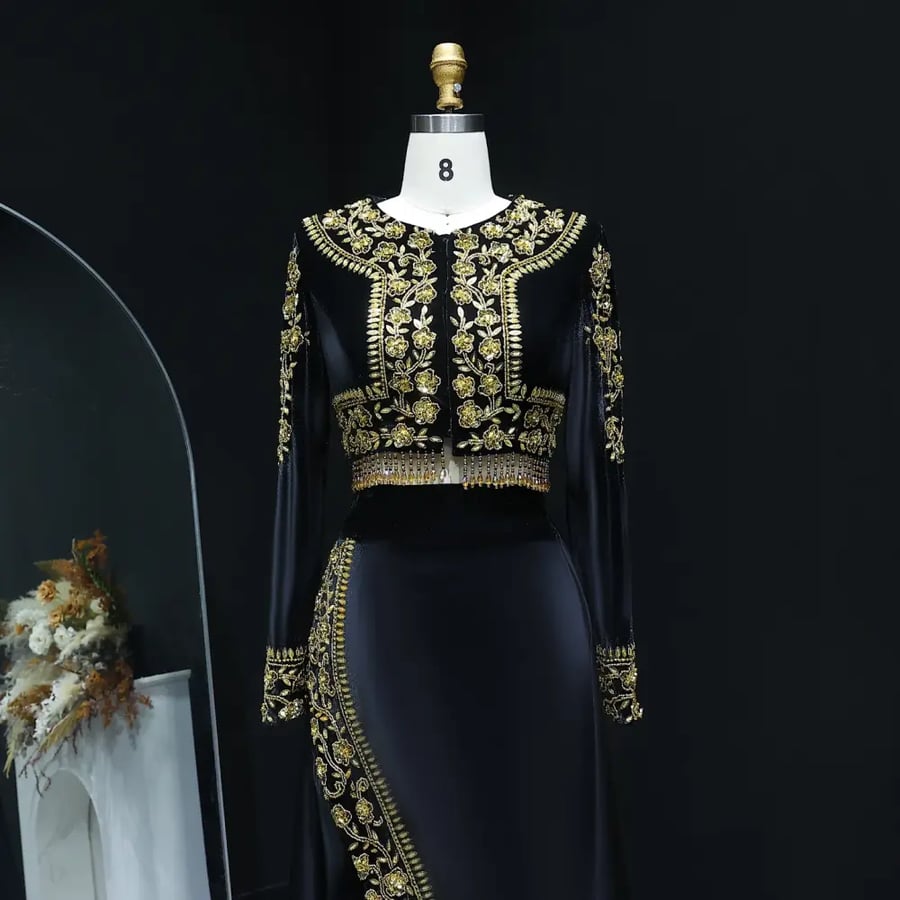 Elegant evening dress suitable for occasions | ST6-5566 | Party dresses 2026