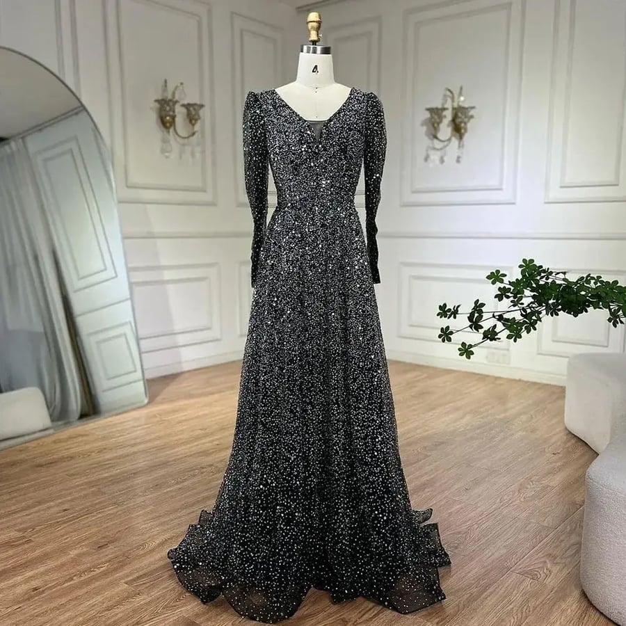 Classic dress suitable for parties | ST5-5273 | Evening dresses 2026