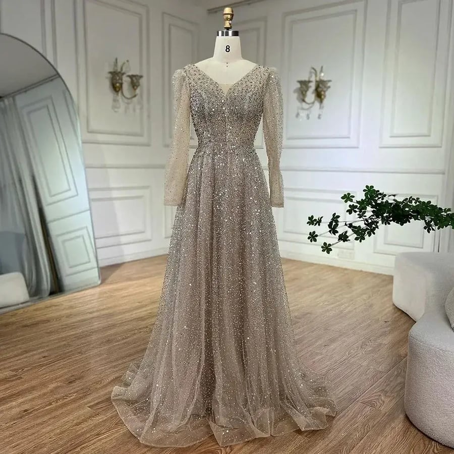 Classic dress suitable for parties | ST5-5273 | Evening dresses 2026