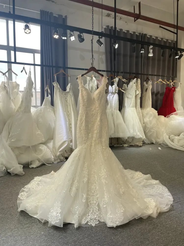 فستان زفاف حورية البحر بتصميم عصري | NS4307 | Wedding dresses 2027