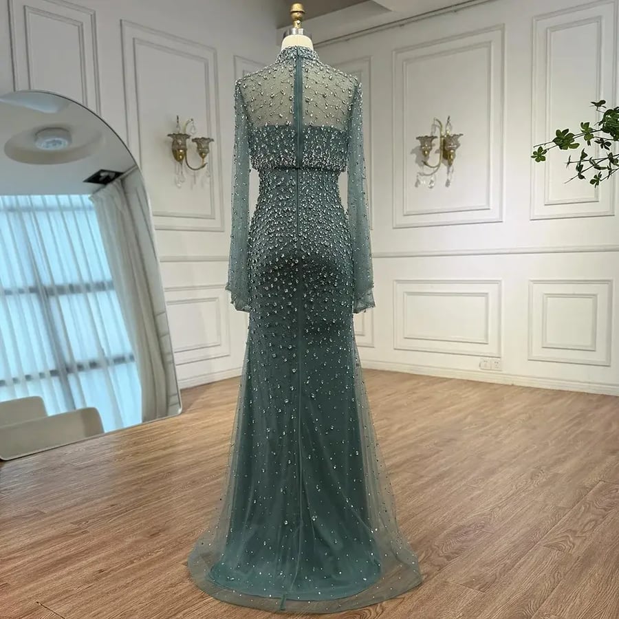 Luxury evening dress trendy dresses | ST5-6215 | fashion dresses 2027