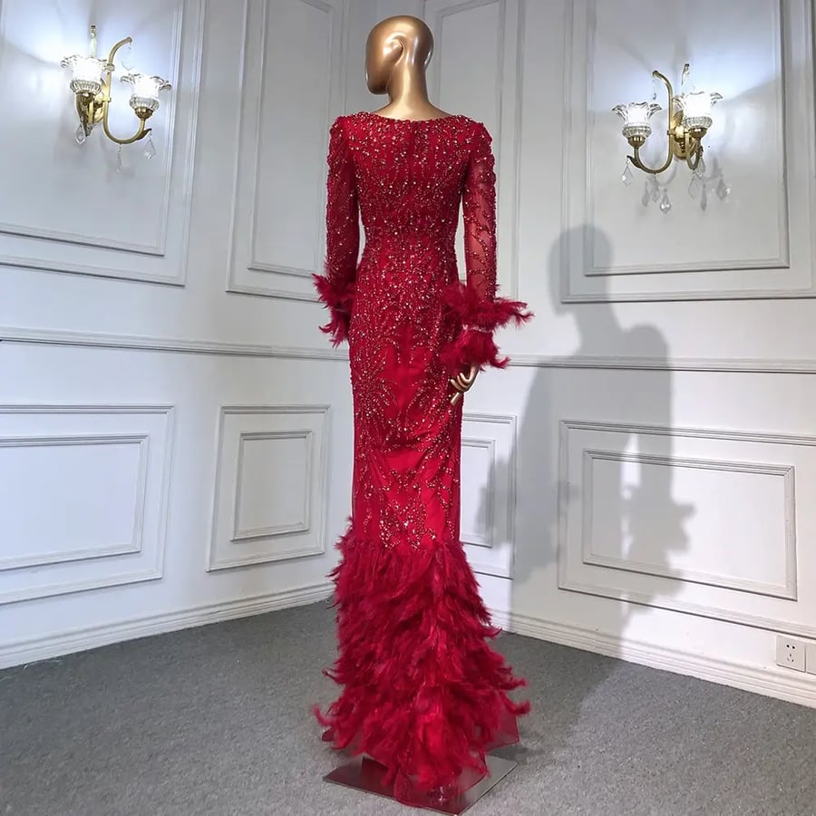 Elegant evening dress, fashion 2027 | ST5-4245 | black dress
