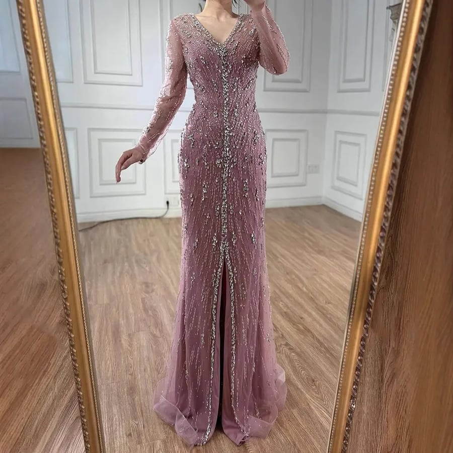 Royal evening gown latest fashion 2026 | ST5-6084 | formal dresses