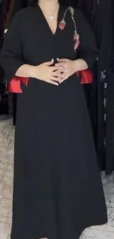 D-101 : فستان كريب ماكسي