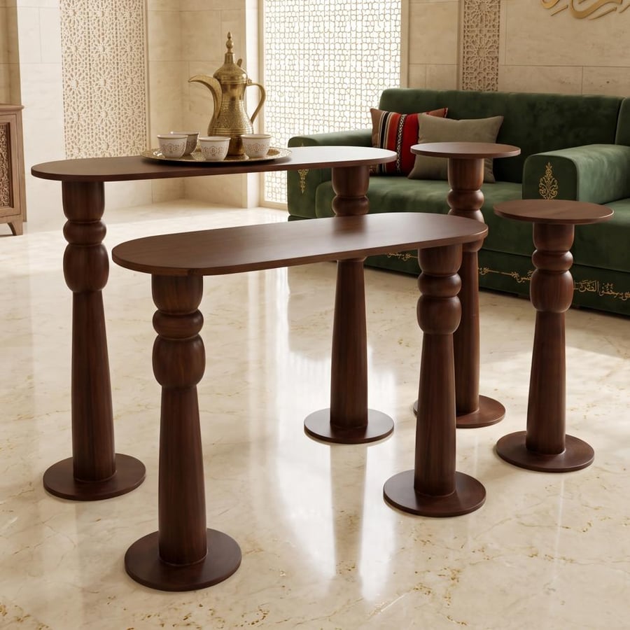 طاولة عرض شبكة زواج بتصميم عصري