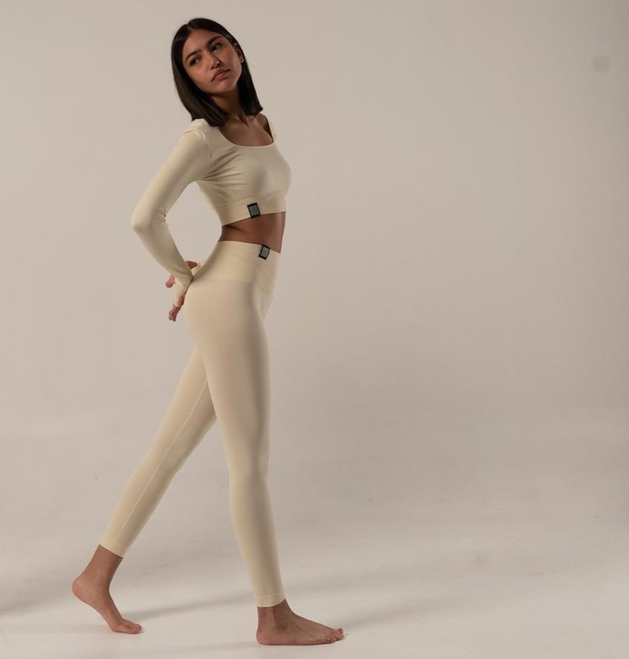 Cream Shapewear Leggings