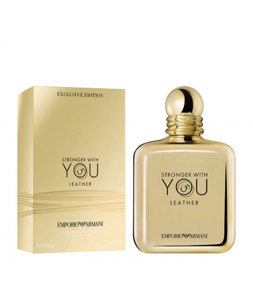 عطر ارماني سترونجر وذ يو ليذر أو دو بارفيوم 100مل