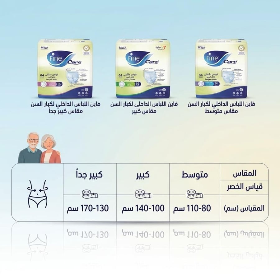 حفائض فاين كير كلوت Fine Care