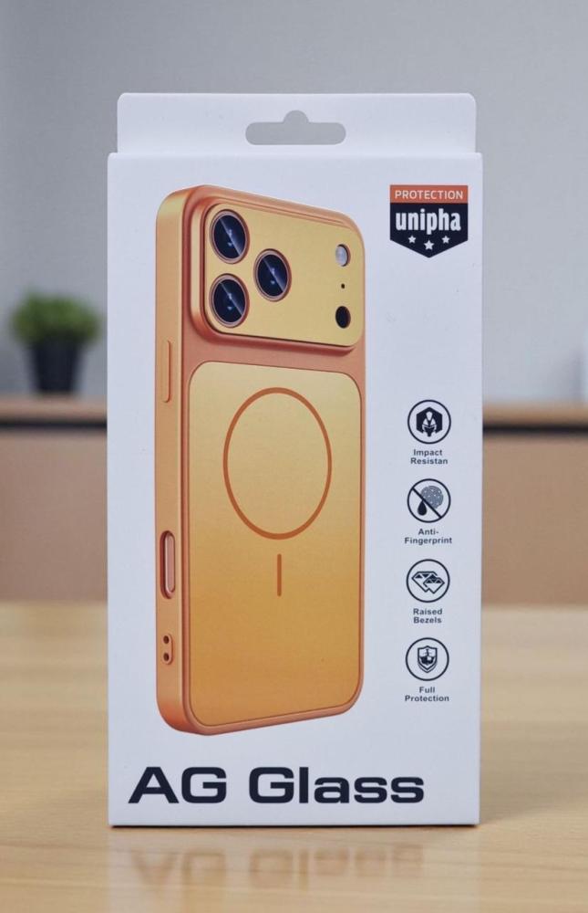 كفر حماية AG Glass لتحويل الشكل إلى iPhone 17 Pro