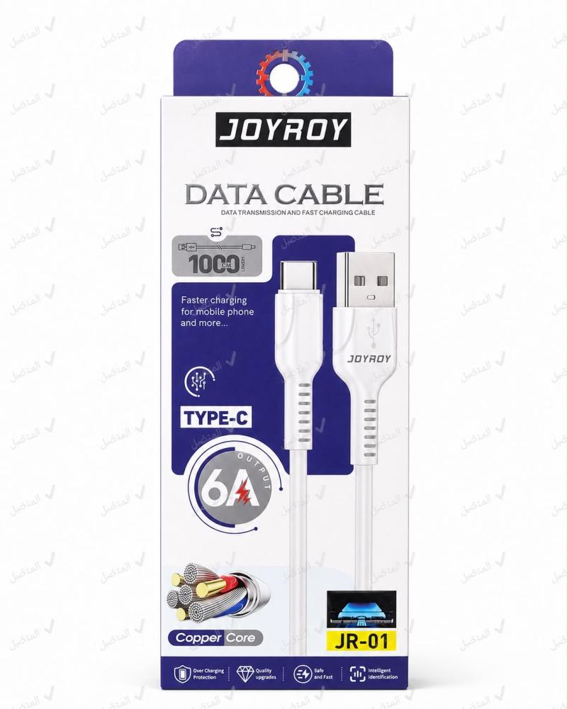 كابل شحن ونقل بيانات من USB-A إلى Type-C