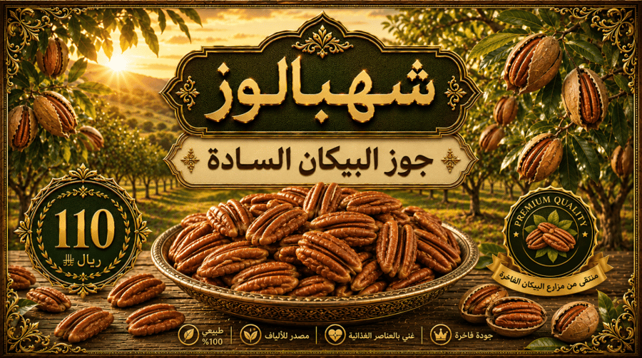 Unsalted pecans, 1 kilogram