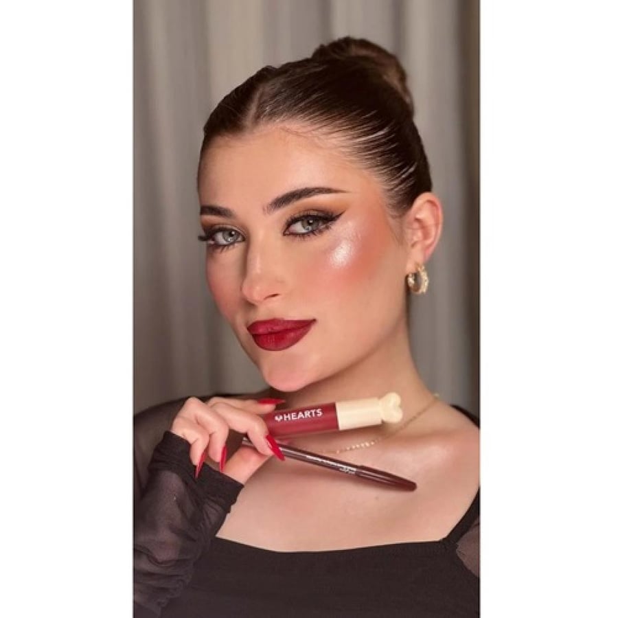 هارتس احمر شفاه سائل مطفي دارنج ريد 008