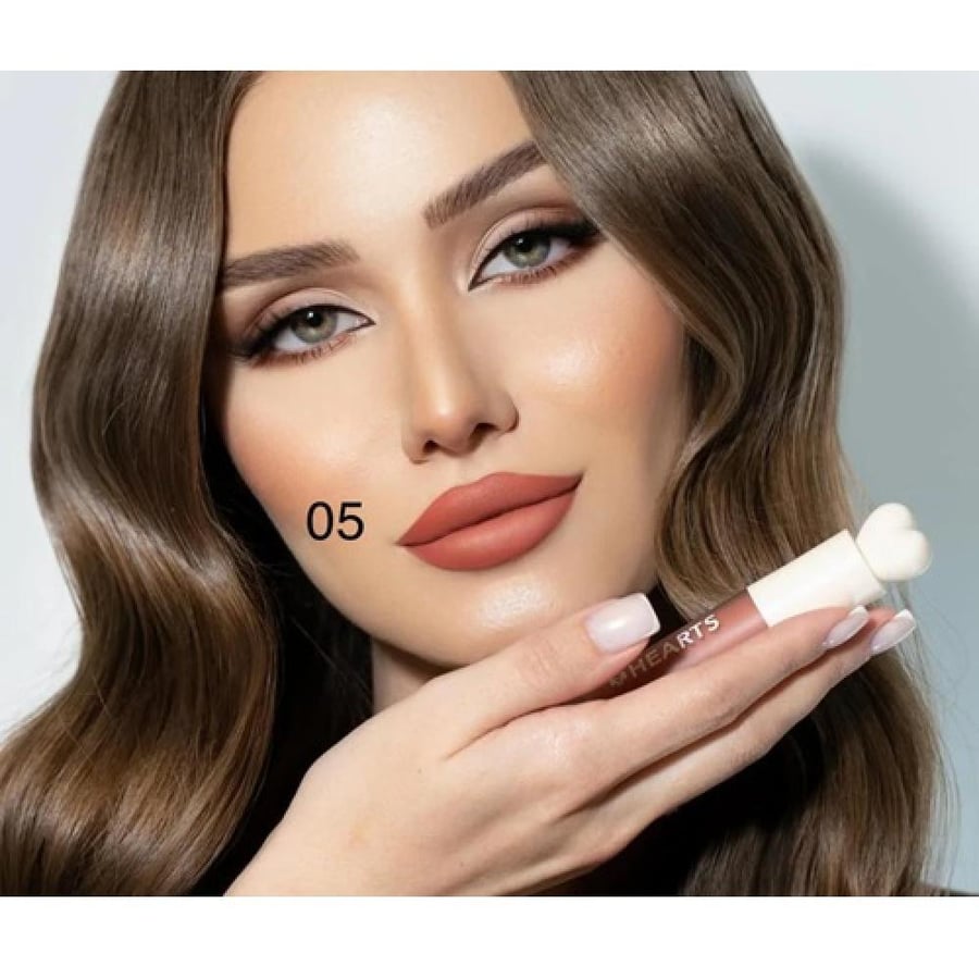 هارتس احمر شفاه سائل مطفي دارنج ريد 005