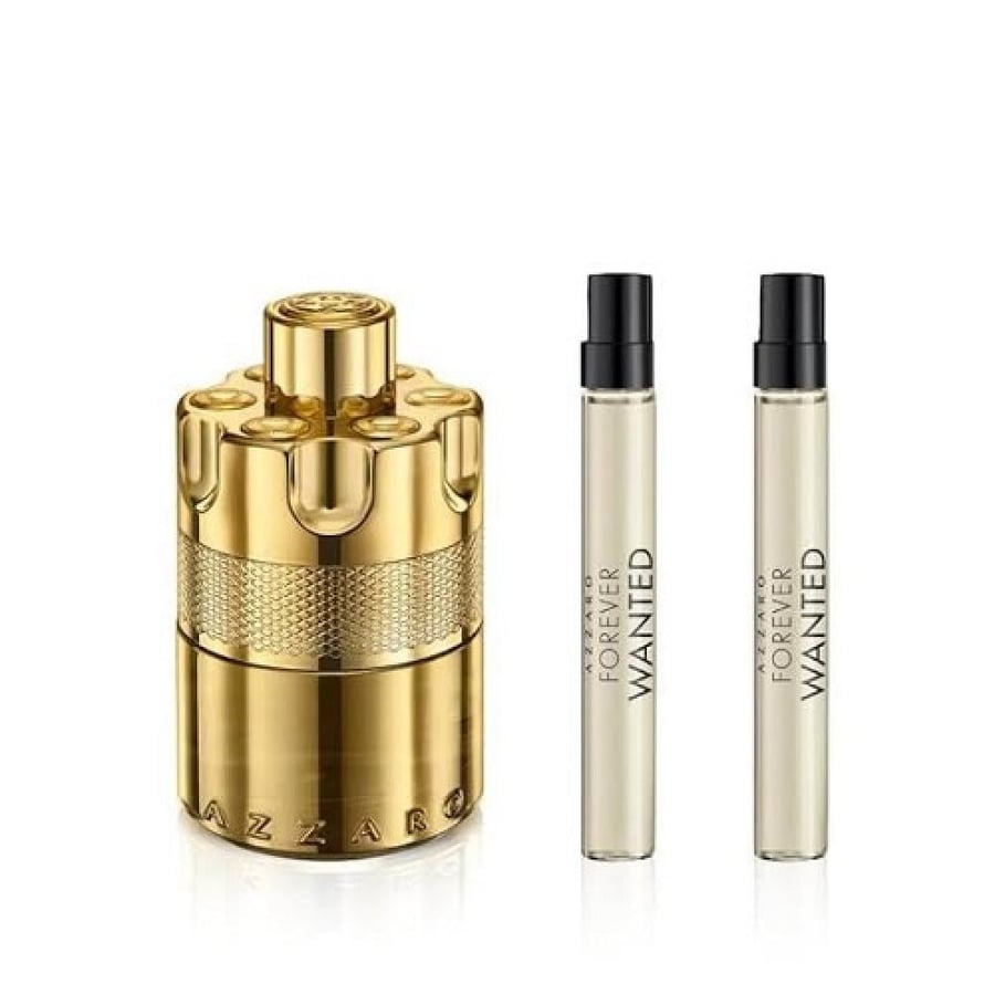 طقم عطر ازارو فورايفر وانتيد الكسير للرجال او دو بارفيوم 100مل + 10مل + 10مل