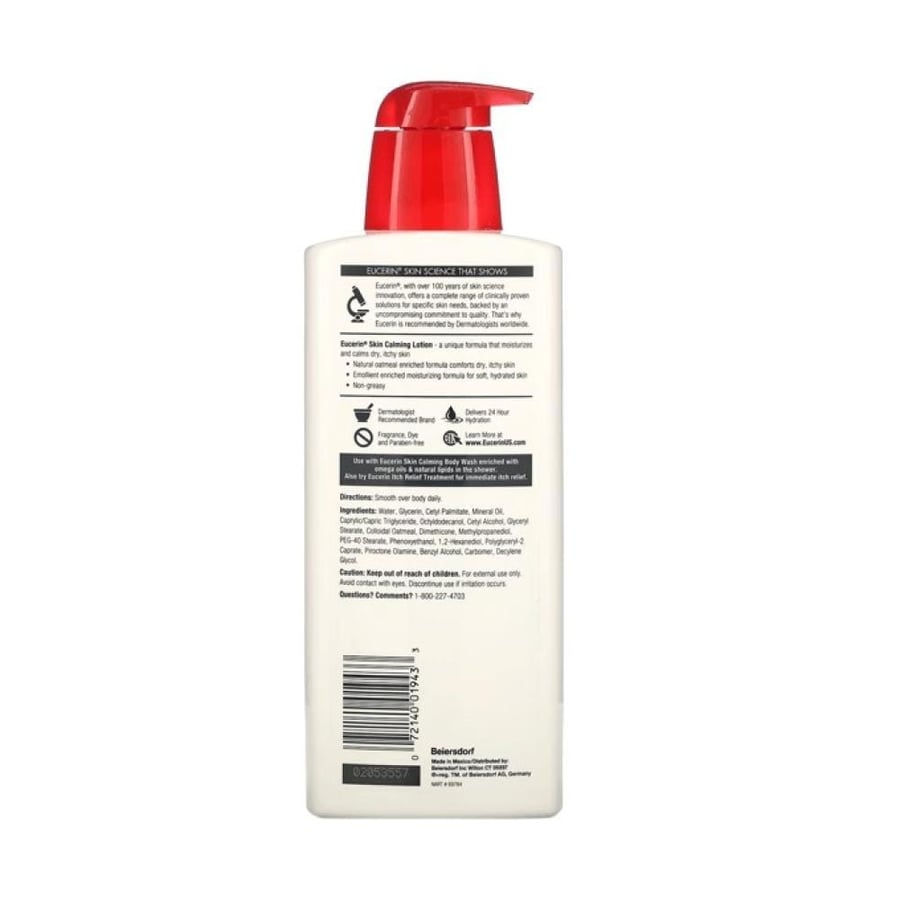 Soothing lotion for dry and itchy skin from Eucerin - 500ml
