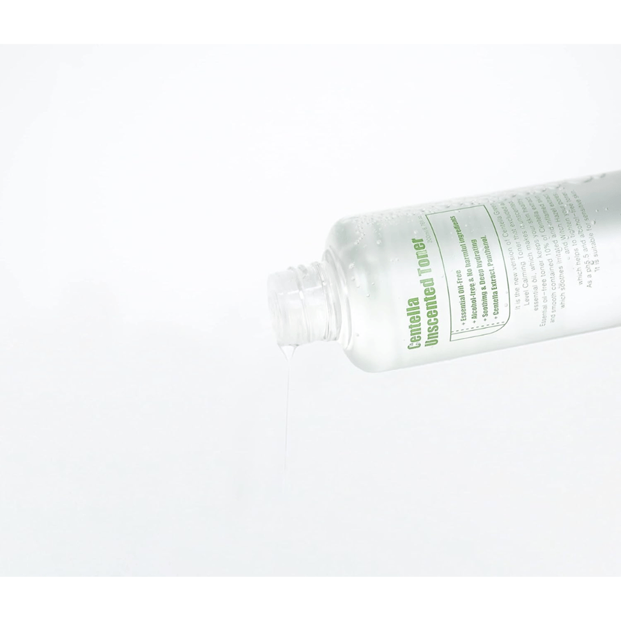 Purito facial moisturizer toner size, Centella fragrance-free, pH level 5.5, 200 ml