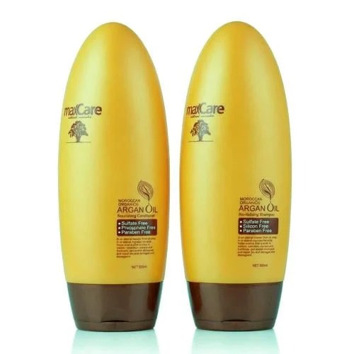 Shampoo and conditioner from Max Care with argan oil – intensive moisturizing – 500 ml