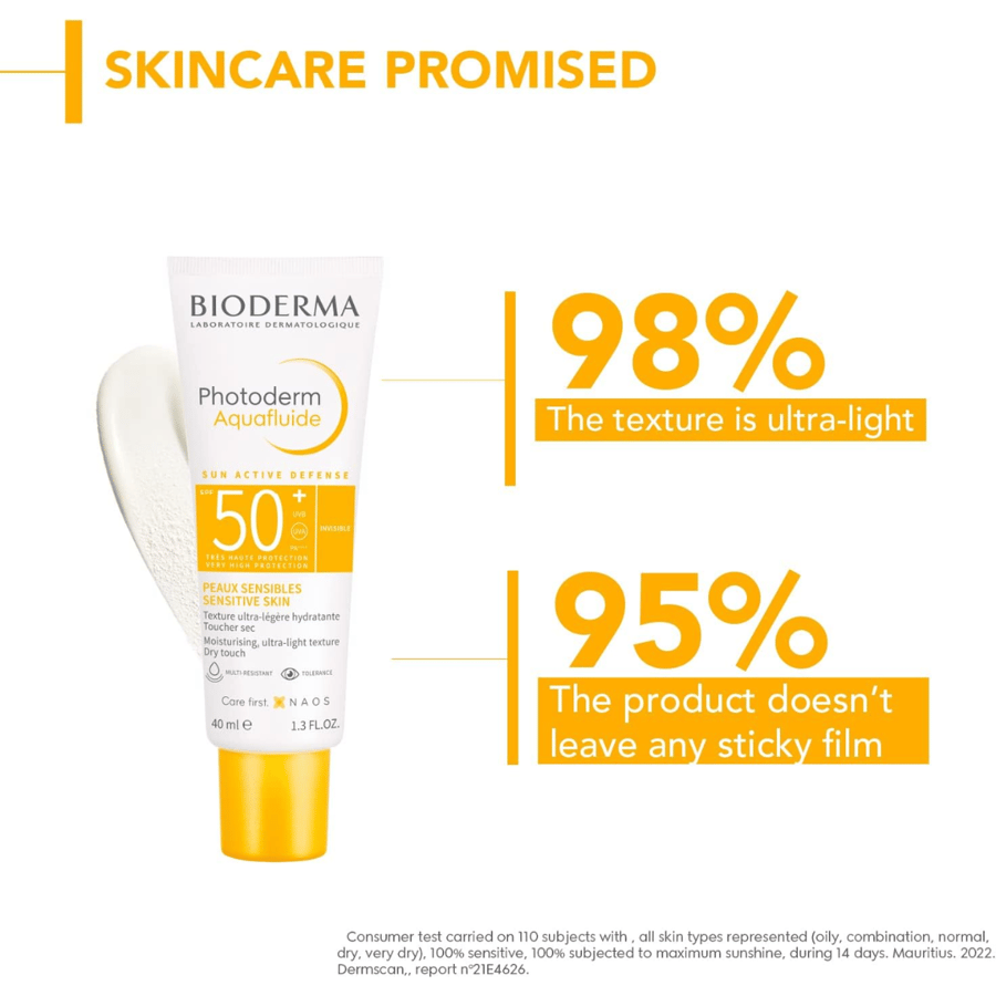 بوتوديرما  كريم واقي شمسي اكوافلويد بعامل حماية  اشعة الشمس +50 بيوديرما 40 مل 50 SPF عادي الكل