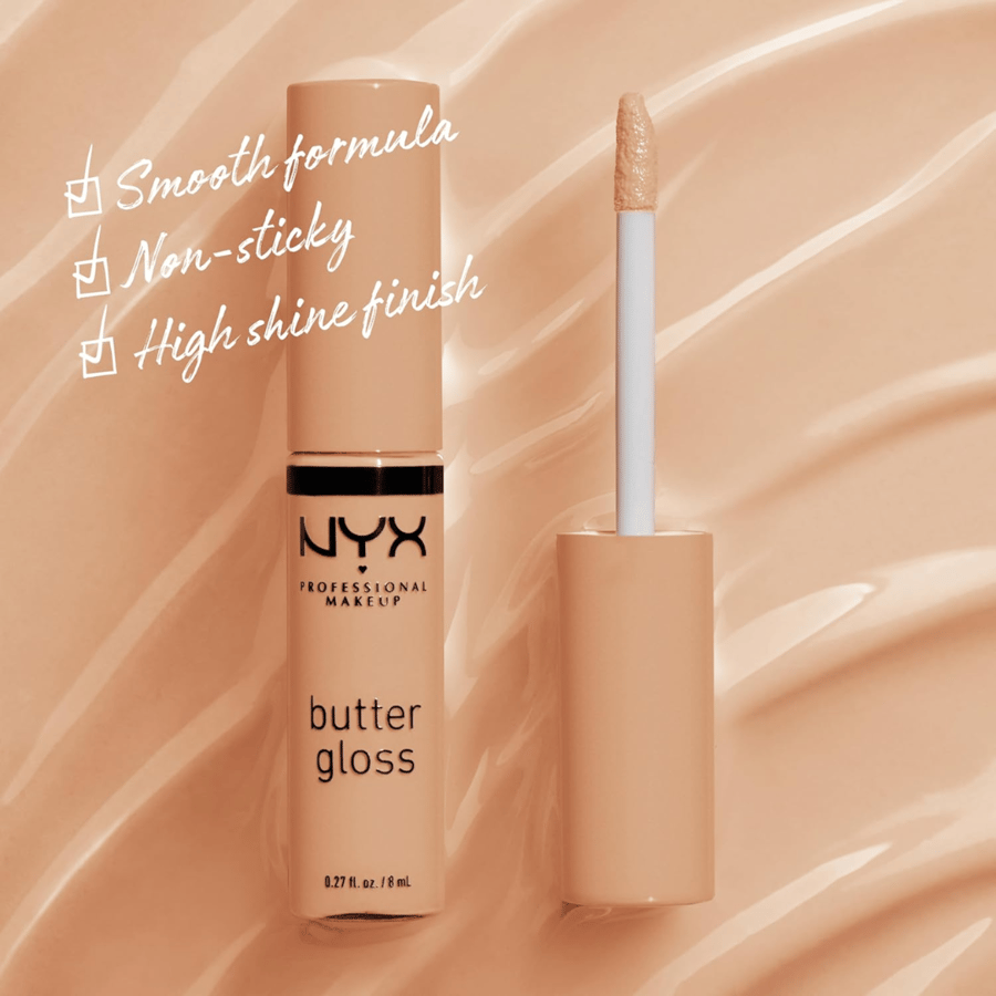 NYX lip gloss primer, non-stick, professional, Fortune Cookie (True Note), shiny