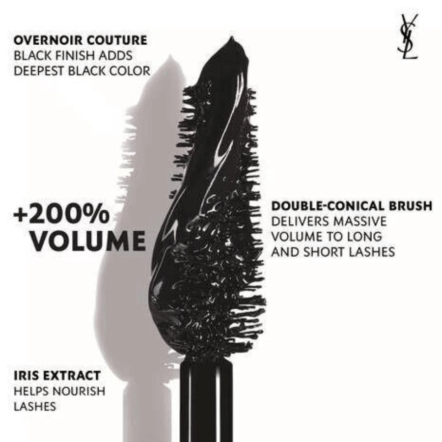 Yves Saint Laurent mascara Lash Clash for thickening eyelashes 2 ml mini size
