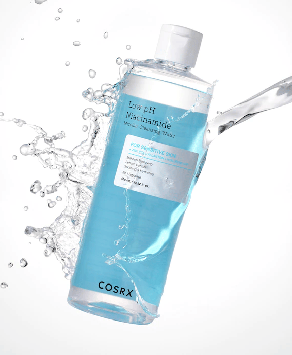 Makeup cleansing water with micellar and niacinamide from Cosrx 400 ml