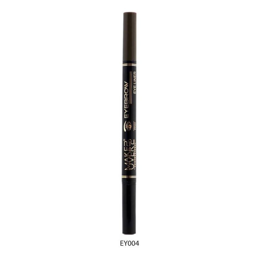 Double pen for defining the eyebrow and eye black brown medium from Make Over 22 - EY004