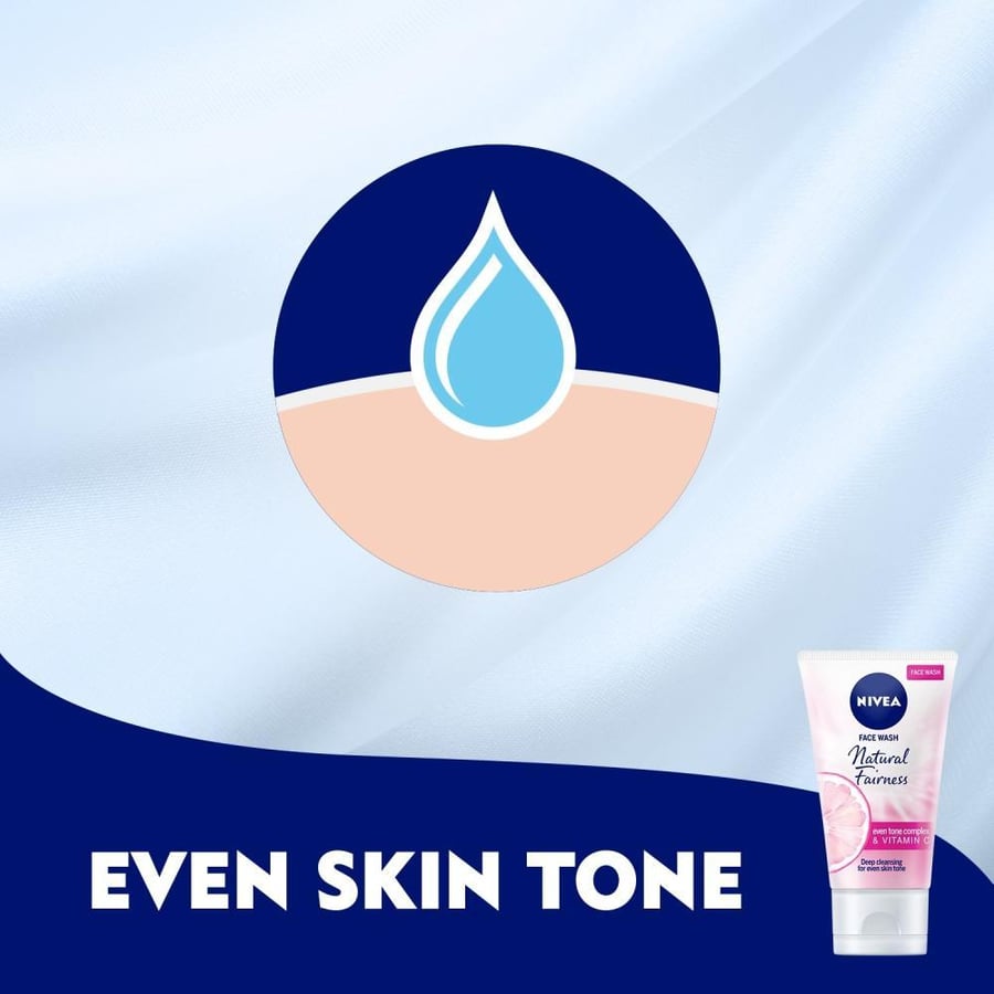 Nivea – Face wash for natural whitening (100 ml)
